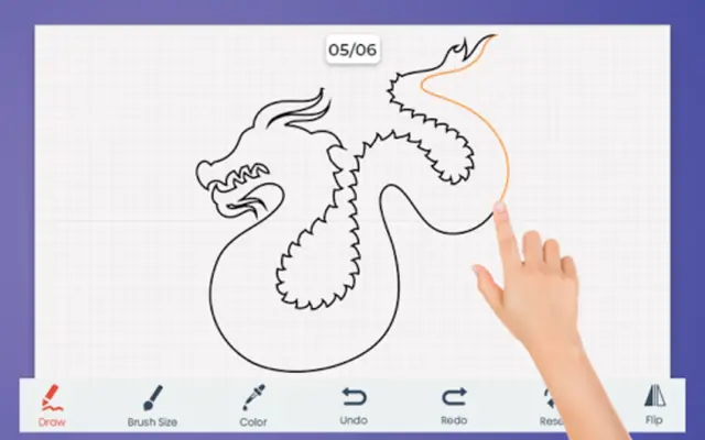 How to Draw Dragon android App screenshot 3