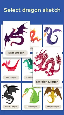 How to Draw Dragon android App screenshot 5